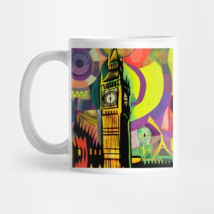 London Big Ben - Abstract Art Style Mug